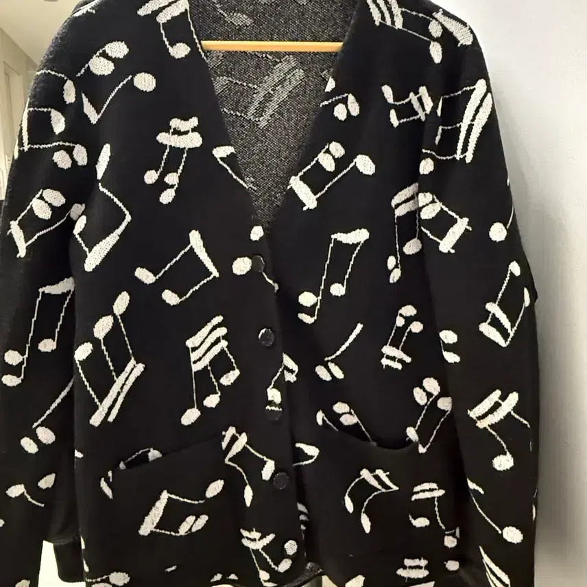 [BUNJANG] Saint Laurent 16SS Music Note Cardigan Size S / 생로랑 16ss 뮤직노트 음표 가디건 s