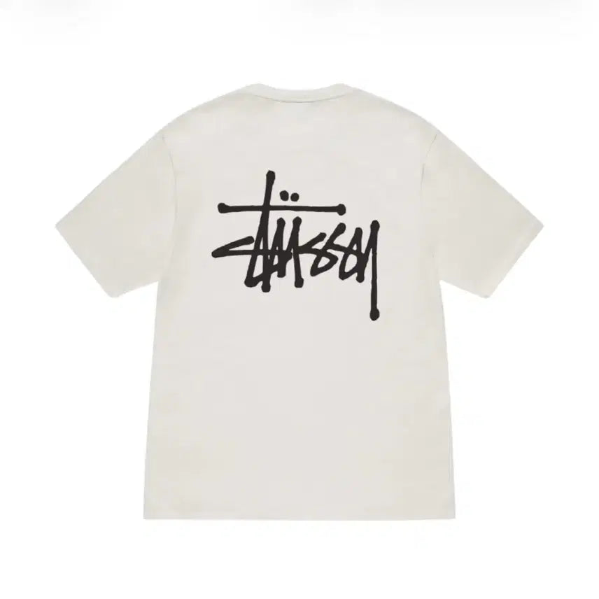 [BUNJANG] Stussy Basic Pigment Dyed Natural 2024 M / 스투시 베이직 피그먼트 다이드 내츄럴 내추럴 2024 M