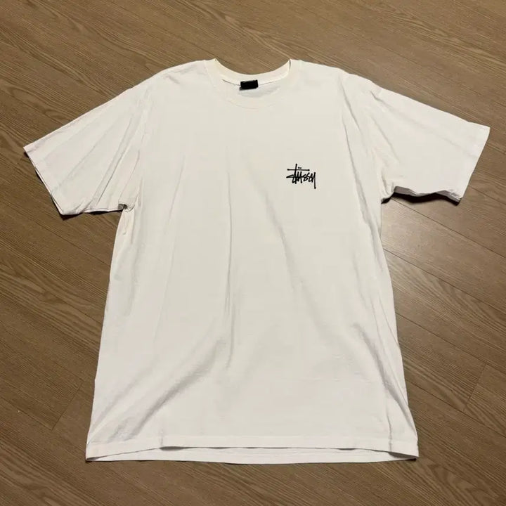 [BUNJANG] Stussy Basic Pigment Dyed Natural 2024 M / 스투시 베이직 피그먼트 다이드 내츄럴 내추럴 2024 M