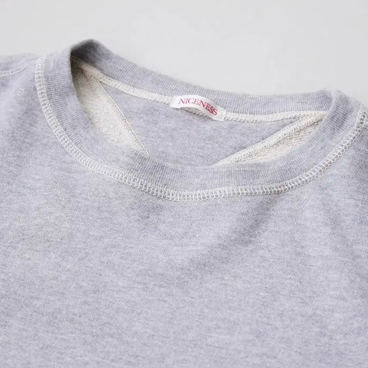 [BUNJANG] NicesS S.K.ID Silk Cotton Sweatshirt - Size L / [L] 나이스네스 SKID 실크 코튼 스웻셔츠
