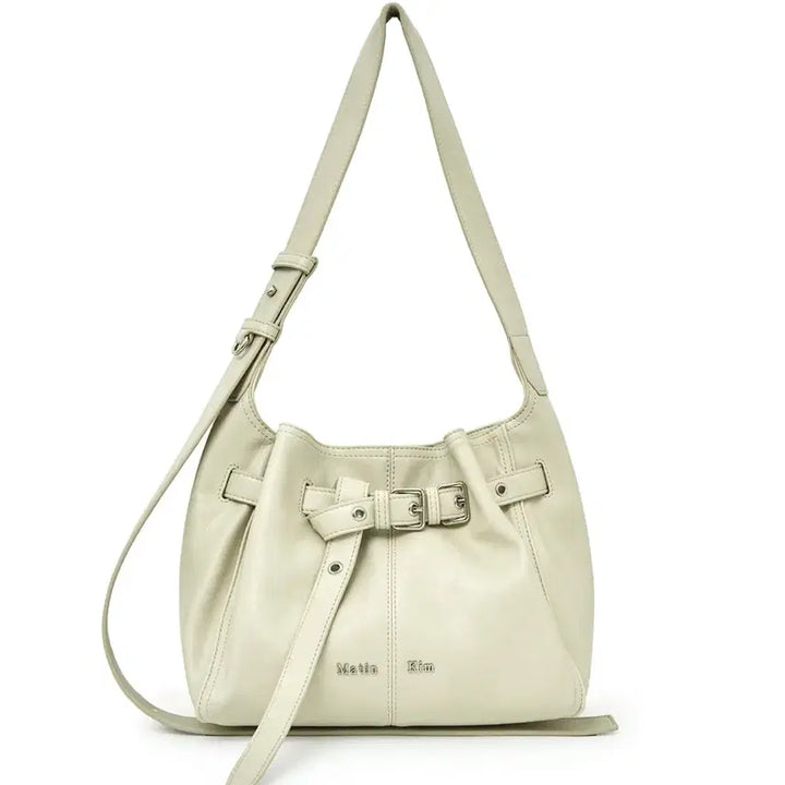 [BUNJANG] Matin Kim Belted Bolen Small Bucket Bag Ivory / 마뗑 킴 벨티드 볼른 스몰 버킷 백 아이보리