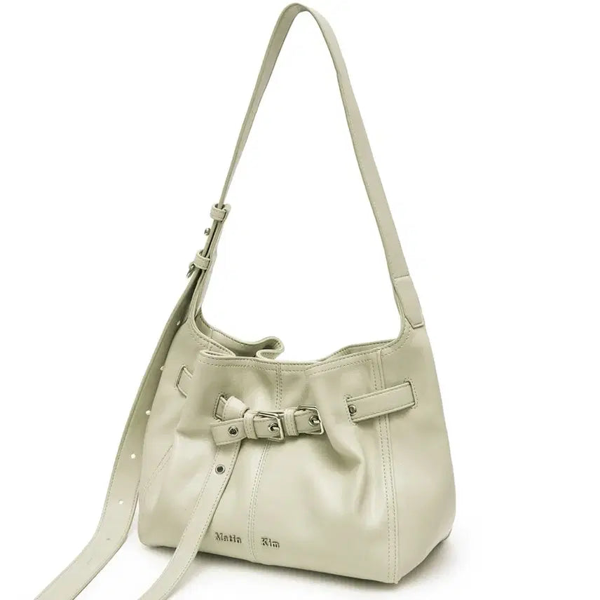[BUNJANG] Matin Kim Belted Bolen Small Bucket Bag Ivory / 마뗑 킴 벨티드 볼른 스몰 버킷 백 아이보리