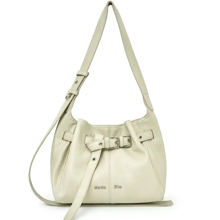 [BUNJANG] Matin Kim Belted Bolen Small Bucket Bag Ivory / 마뗑 킴 벨티드 볼른 스몰 버킷 백 아이보리