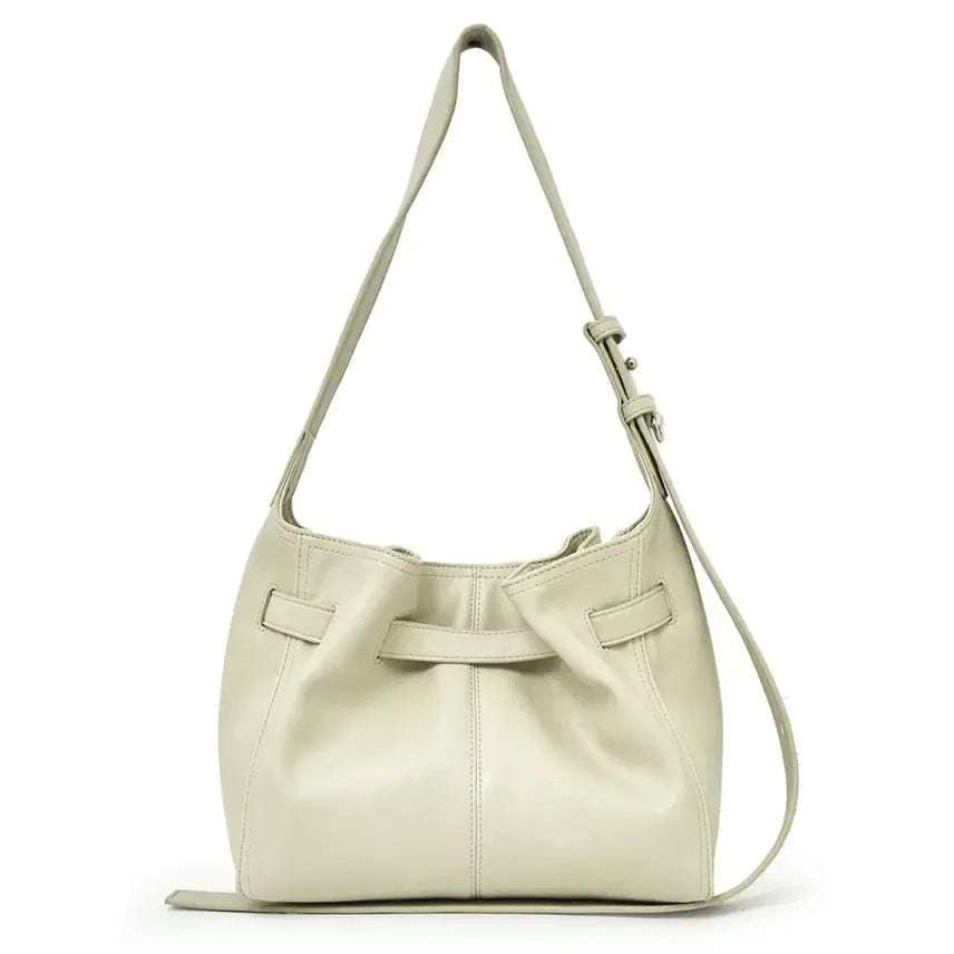 [BUNJANG] Matin Kim Belted Bolen Small Bucket Bag Ivory / 마뗑 킴 벨티드 볼른 스몰 버킷 백 아이보리
