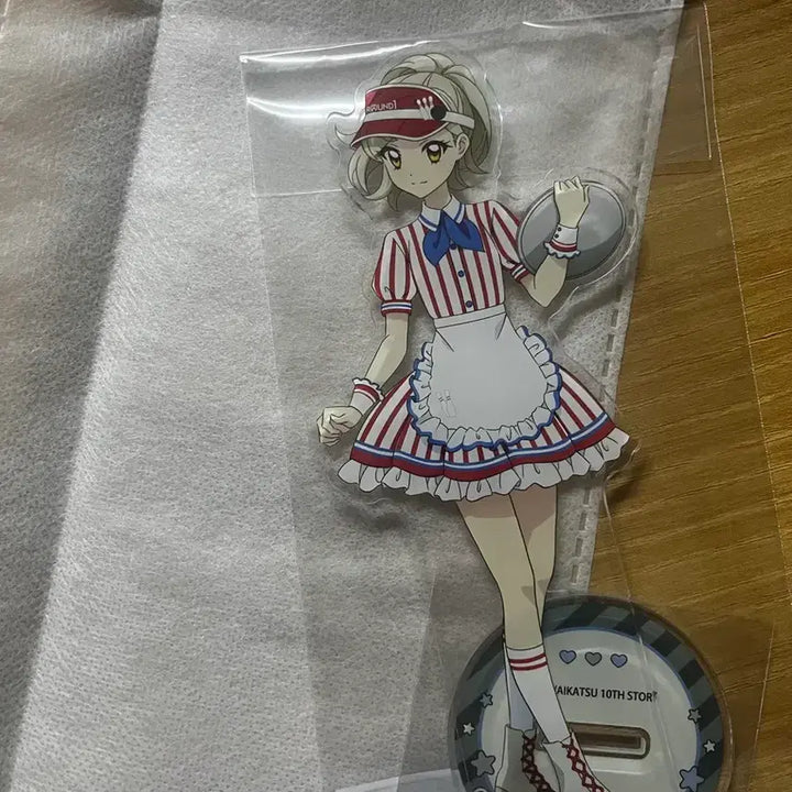 [BUNJANG] Aikatsu Risa Kiriya Round 1 Sealed Acrylic Stand / 아이엠스타 린 라운드원 미개봉 아크릴 판매 아이카츠 하늘 라임 루나 마린