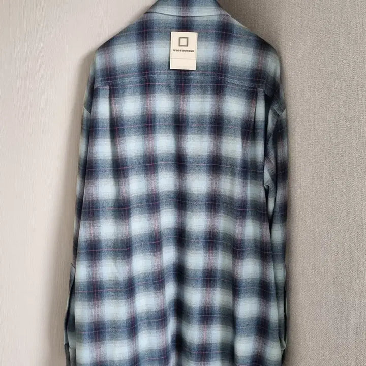 [BUNJANG] Wooyoungmi Blue Checkered Shirt / 우영미 블루 체크셔츠