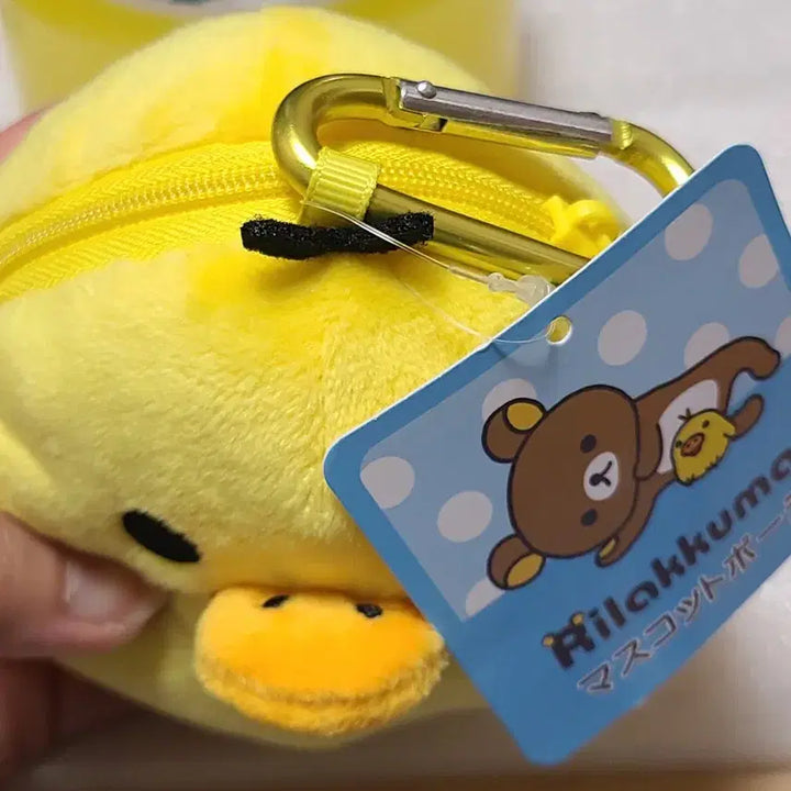 [BUNJANG] Rilakkuma Kiiroitori Plush Coin Pouch / 리락쿠마 키이로이토리 누이구루미 동전지갑