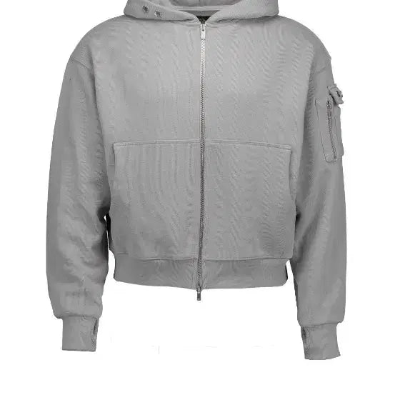 [BUNJANG] FOG SERVICE MA-1 Hooded Zip-Up Gray Size 1 / 포그서비스 ma-1 후드집업 그레이 1사이즈