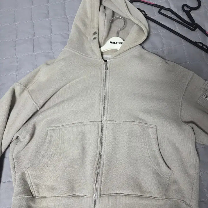 [BUNJANG] FOG SERVICE MA-1 Hooded Zip-Up Gray Size 1 / 포그서비스 ma-1 후드집업 그레이 1사이즈
