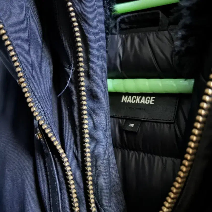 [BUNJANG] MACKAGE Dixon Fur Parka Black Size 36 / 맥케이지 딕슨 금장 36