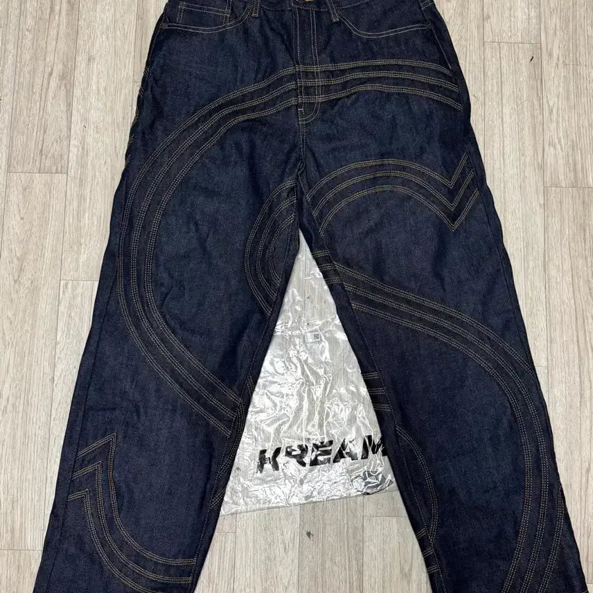 [BUNJANG] Supreme S-Logo Rigid Baggy Jeans Rigid Indigo / 32 25ss 슈프림 S로고 리지드 배기 진 리지드 인디고