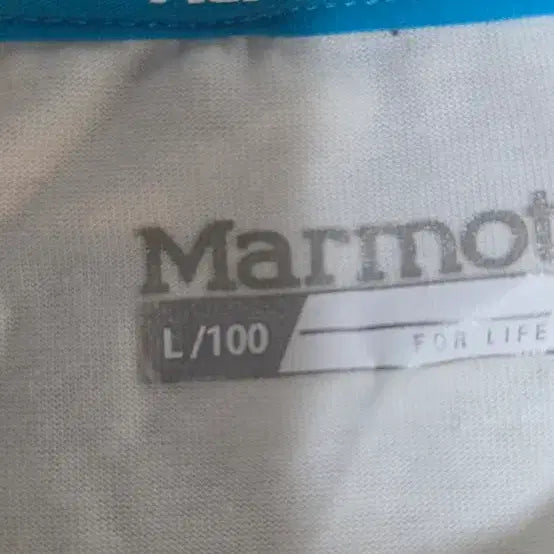 [BUNJANG] Marmot Functional Long Sleeve T-Shirt White Size 100 / 마모트 기능성 긴팔 티셔츠 100