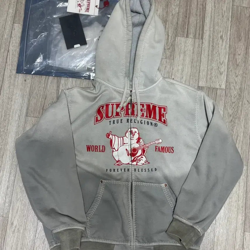 [BUNJANG] Supreme True Religion 21FW Hooded Zip-Up Sweatshirt M / M 21fw 슈프림 트루릴리전 후드집업