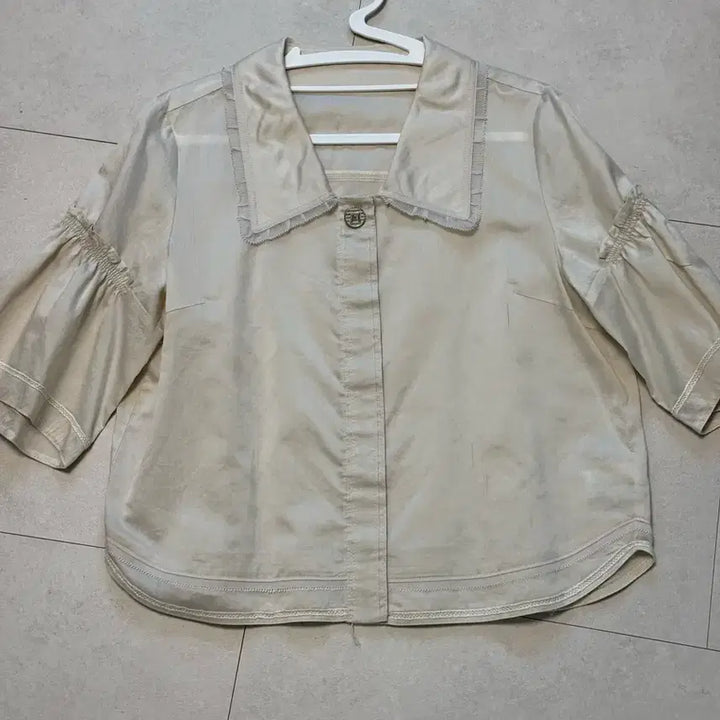 [BUNJANG] Mine Light Beige Blouse / 한섬 mine 마인 블라우스 // sjsj 타임 랑방 시스템 마쥬 산드로