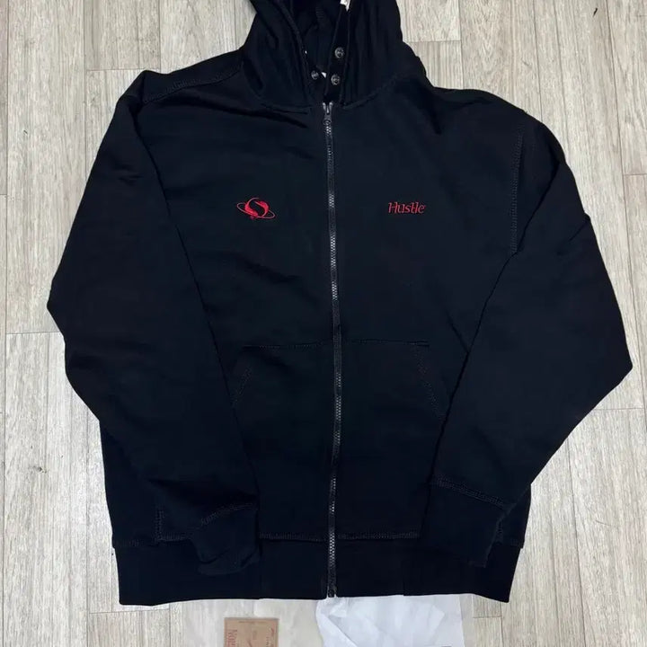 [BUNJANG] True Religion Hustle Classic Zip-Up Hoodie Black M / M 트루릴리전 허슬 클래식 집업 블랙