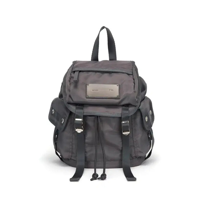 [BUNJANG] Matin Kim Pocket Utility Small Backpack (Charcoal) / 마뗑 킴 Matin Kim 마틴 포켓 유틸리티 스몰 백팩(차콜)