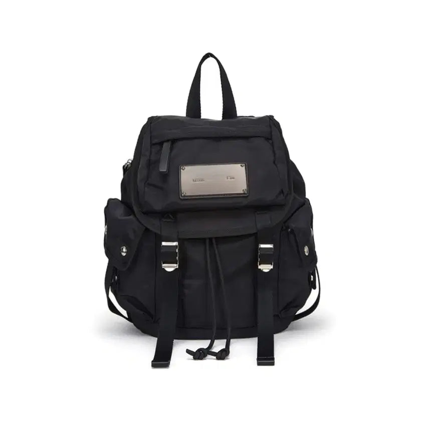 [BUNJANG] Matin Kim Pocket Utility Small Backpack (Black) / 마뗑 킴 Matin Kim 마틴 포켓 유틸리티 스몰 백팩(블랙)