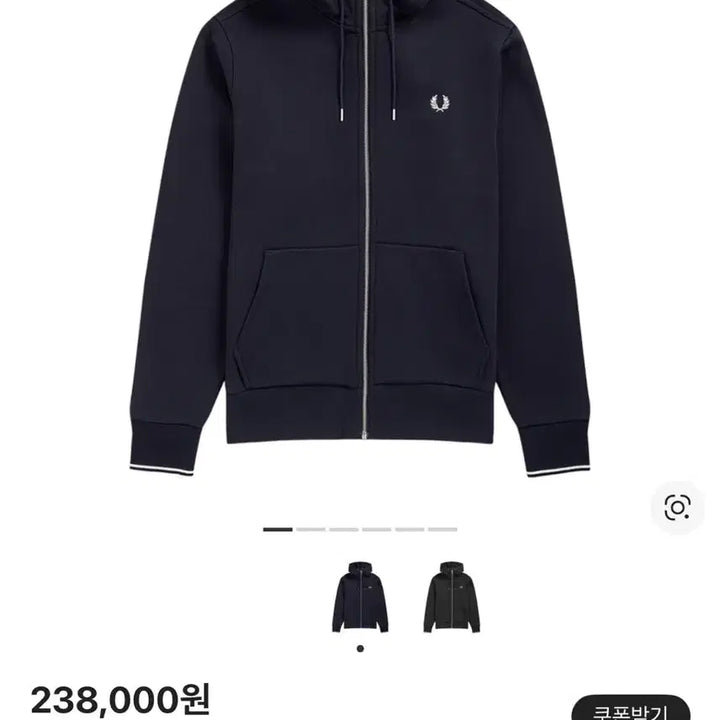 [BUNJANG] Fred Perry Zip-Up Hoodie Navy Size L / L 프레드페리 후드 집업 네이비