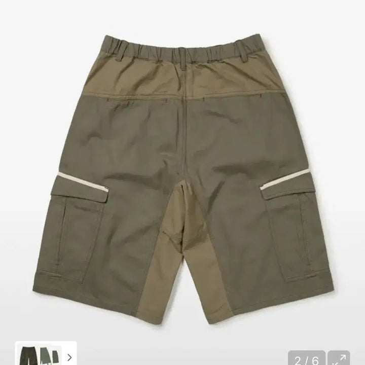 [BUNJANG] ETCE Mixed Cargo Shorts (Beige, L) / ETCE MIXED CARGO SHORTS (Beige L)