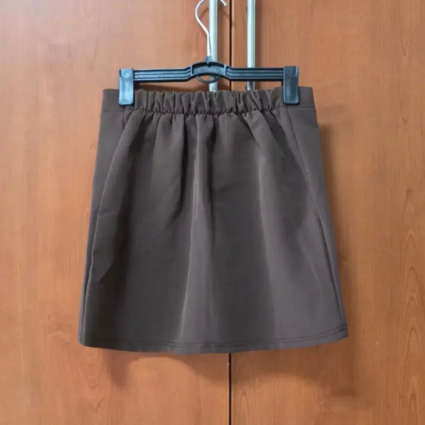 [BUNJANG] Brown Mini Skirt / [새상품] 브라운 미니스커트