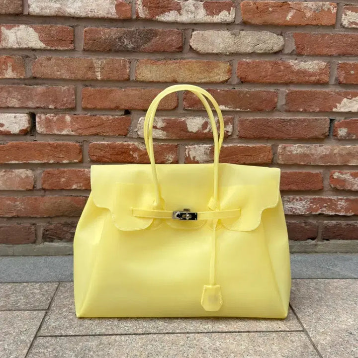 [BUNJANG] Jelly Birkin Style Tote Bag / jelly birkinbag 젤리 버킨백 토트백 스타일