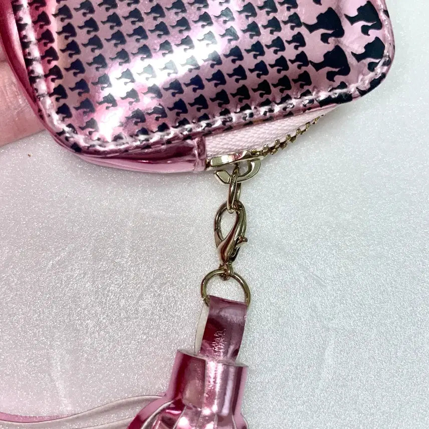 [BUNJANG] Barbie Pink Zipper Tassel Wallet / (레어) barbie 바비 핑크 지퍼 태슬 지갑