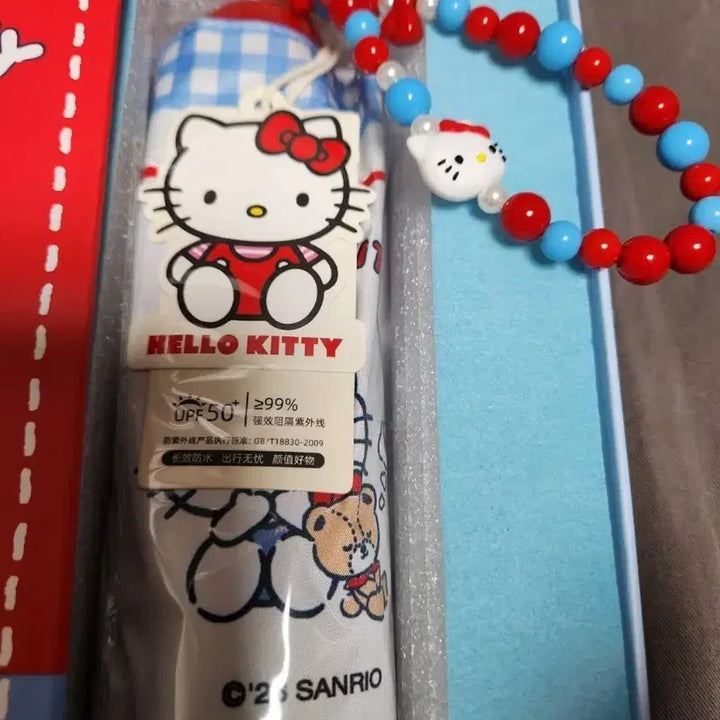 [BUNJANG] Hello Kitty Parasol and Bracelet Set / 헬로키티 양산 + 팔찌 세트 새상품