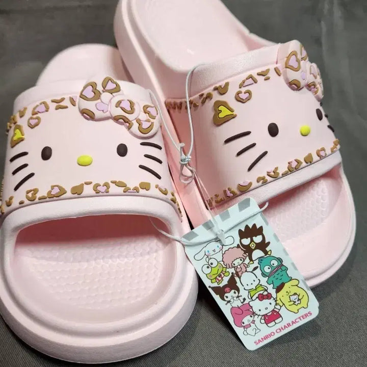 [BUNJANG] Sanrio Hello Kitty Pink Sandals / 산리오 헬로키티 핑크 슬리퍼 샌들 235추천
