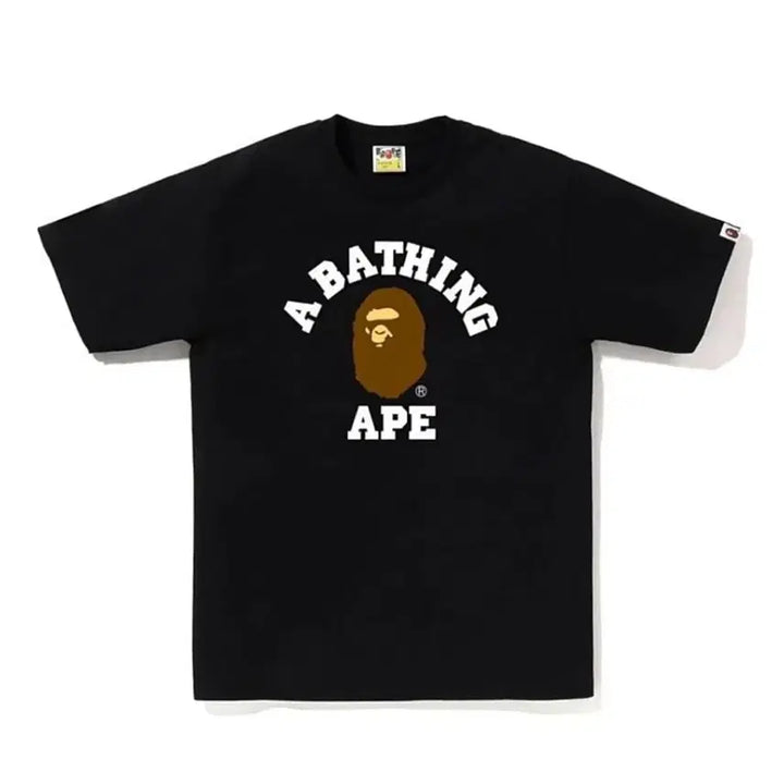 [BUNJANG] BAPE College T-Shirt Unisex / [무료배송/새상품] 베이프 컬리지 반팔티 남녀공용 2 colors