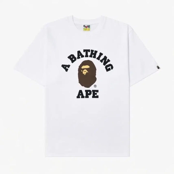 [BUNJANG] BAPE College T-Shirt Unisex / [무료배송/새상품] 베이프 컬리지 반팔티 남녀공용 2 colors