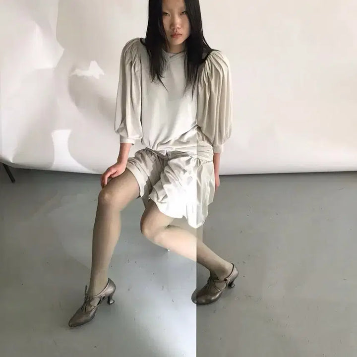 [BUNJANG] Eongeu Art Nouveau Dress Sage Green / 에옹쓰 아르누보 드레스 세이지 그린