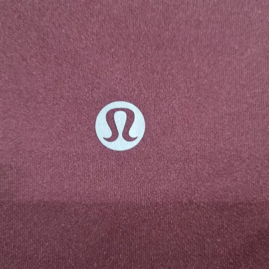 [BUNJANG] Lululemon Burgundy Cut-out Hem Leggings / 룰루레몬 레깅스