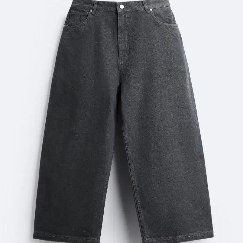 [BUNJANG] Zara Wide Leg Denim Pants / 자라 와이드 레그 데님 팬츠