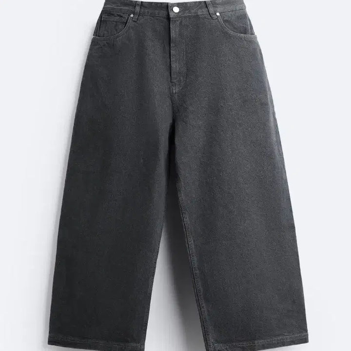 [BUNJANG] Zara Wide Leg Denim Pants / 자라 와이드 레그 데님 팬츠