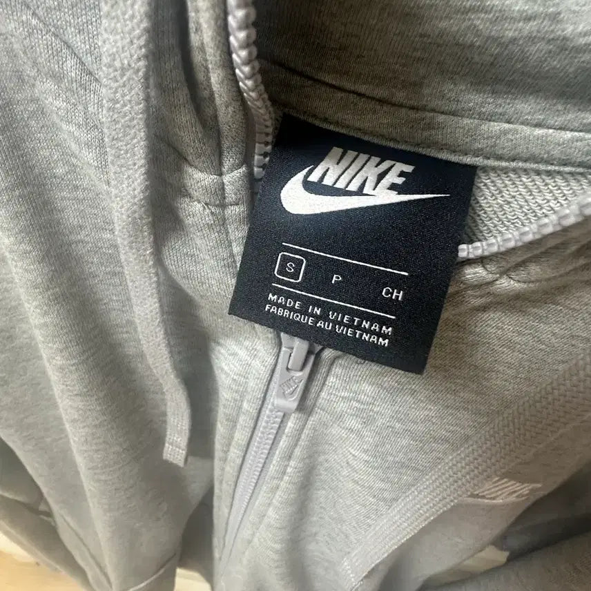 [BUNJANG] Nike Grey Hoodie Zip-Up / 나이키 회색 후드집업