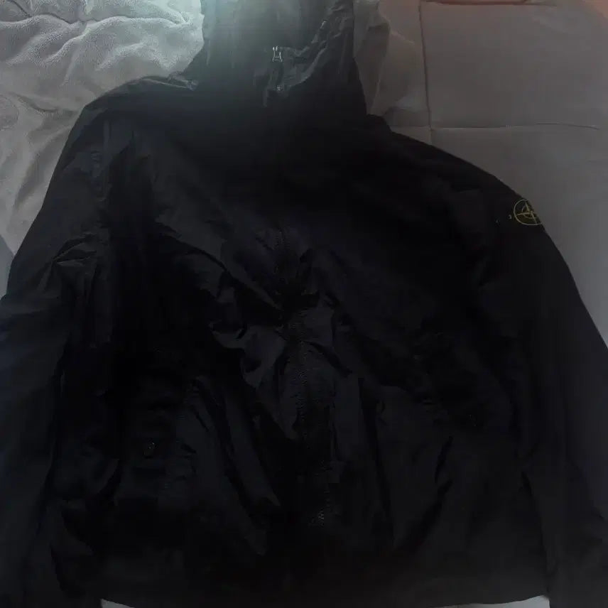 [BUNJANG] Stone Island 26ss Black Hooded Coat / 스톤아일랜드 26ss