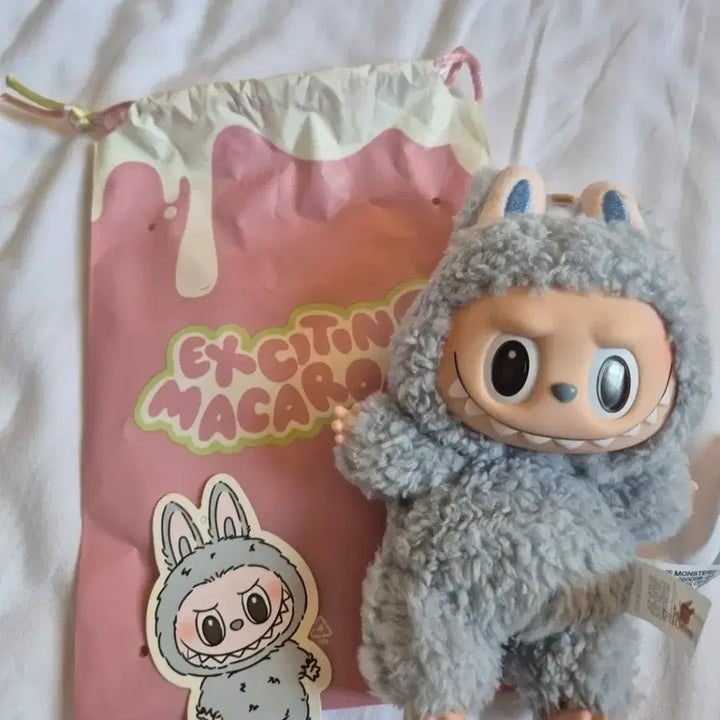 [BUNJANG] Monsters Inc. "Exciting Macarons" Rabubu Plush Toy / 몬스터즈 인형 Exciting Macarons 라부부 정품