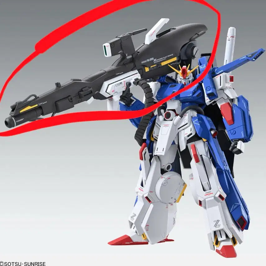 [BUNJANG] MG Full Armor Double Zeta Gundam Hyper Mega Bazooka + Wet Decals / MG 풀 아머 더블제타 건담 하이퍼 메가 바주카 + 습식데칼