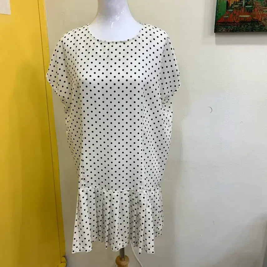 [BUNJANG] Polka Dot Midi Dress / 땡땡이 도트무늬 원피스