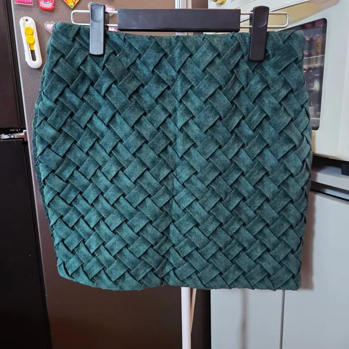 [BUNJANG] Egoist Dark Green Suede Skirt / 에고이스트 다크그린 세무 스커트(새제품)