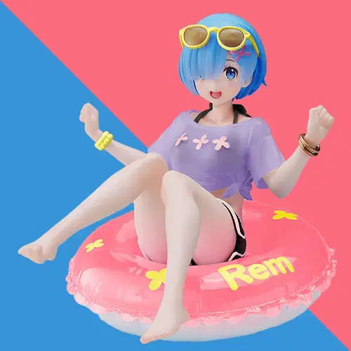 [BUNJANG] Re:Zero Rem Swimsuit Figure Aqua Float Girls Ver. / 리제로 렘 수영복 피규어 Aqua Float Girls