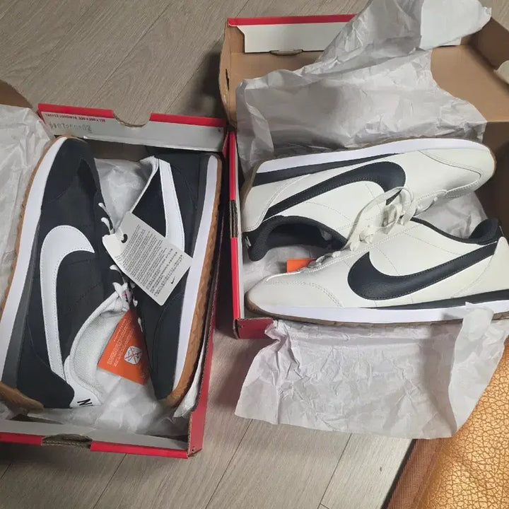 [BUNJANG] Nike Pacific Sneakers White/Black US 9 / 나이키 퍼시픽 운동화 새상품 화이트/블랙 270
