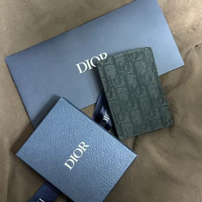 [BUNJANG] Dior Dior Oblique Card Wallet Black / 디올 오블리크 카드반지갑 블랙