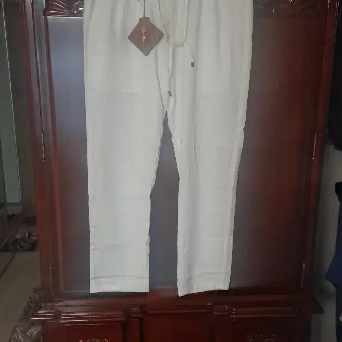 [BUNJANG] Loro Piana White Slacks 34 / 로로피아나 화이트 바지 새상품 34