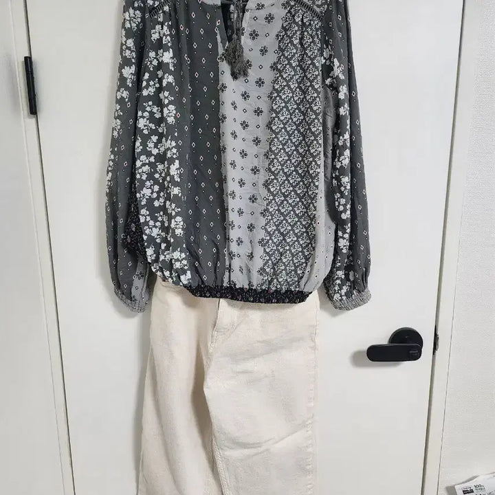 [BUNJANG] Pattern Blouse / 패턴 블라우스