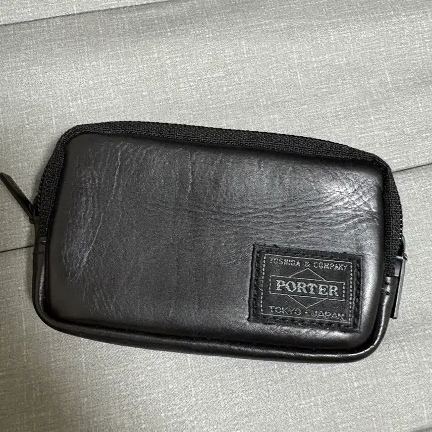 [BUNJANG] Porter Freestyle Multi Coin Case Black / 포터 프리스타일 멀티 코인 케이스 블랙