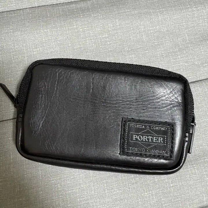 [BUNJANG] Porter Freestyle Multi Coin Case Black / 포터 프리스타일 멀티 코인 케이스 블랙