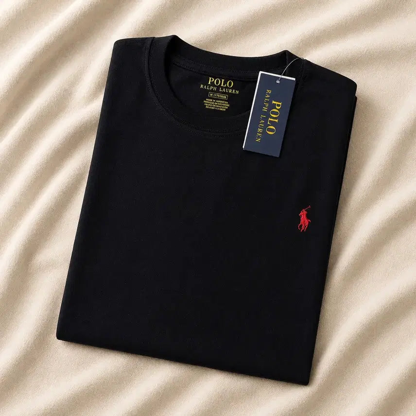 [BUNJANG] Polo Ralph Lauren Short Sleeve T-Shirt Black/White/Navy / 폴로 랄프로렌 반팔 티셔츠 블랙/화이트/네이비