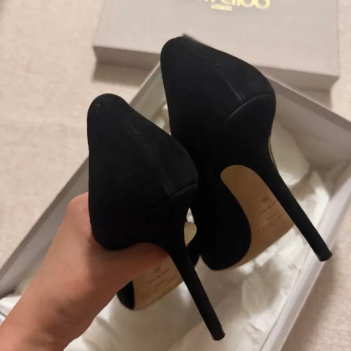 [BUNJANG] Jimmy Choo Love 100 Suede Stilettos - Size 36 / 지미추 러브100 36size / 2회착용