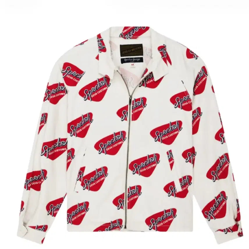 [BUNJANG] Deus Ex Machina x Specter Collaboration Jacket White L / 데우스 엑스 마키나 x 스펙터 자켓 화이트 L